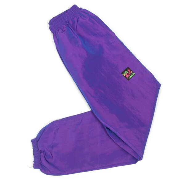 Vintage 80s Surf Style Purple Windbreaker Jacket Break Dancing - One Size - 113 - Picture 6 of 7